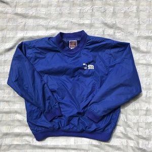 VINTAGE PLANET MARS BLUE M&M's PULLOVER JACKET